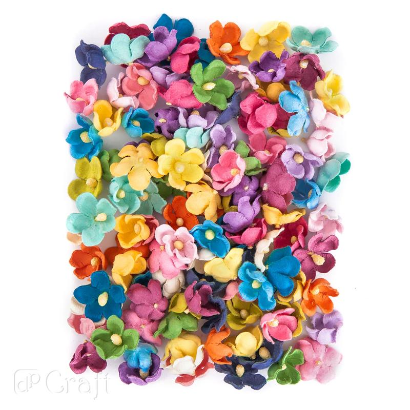 KWIATY PAPIEROWE 60SZT MIX