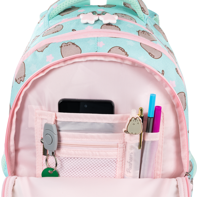 PLECAK 4-KOMOROWY BPL-58 PUSHEEN MINT
