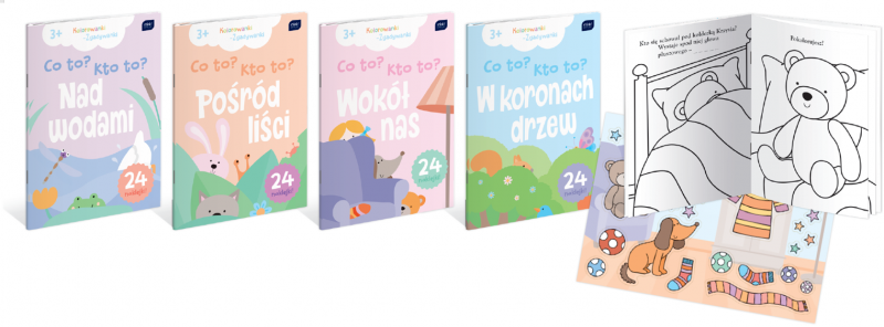 KSIĄŻECZKA KOLOROWANKA A4/16 Z NAKL. CO TO?, KTO TO?