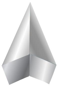 KARTON METALIZOWANY LUSTRO 230G A4/10 SREBRNY GDD