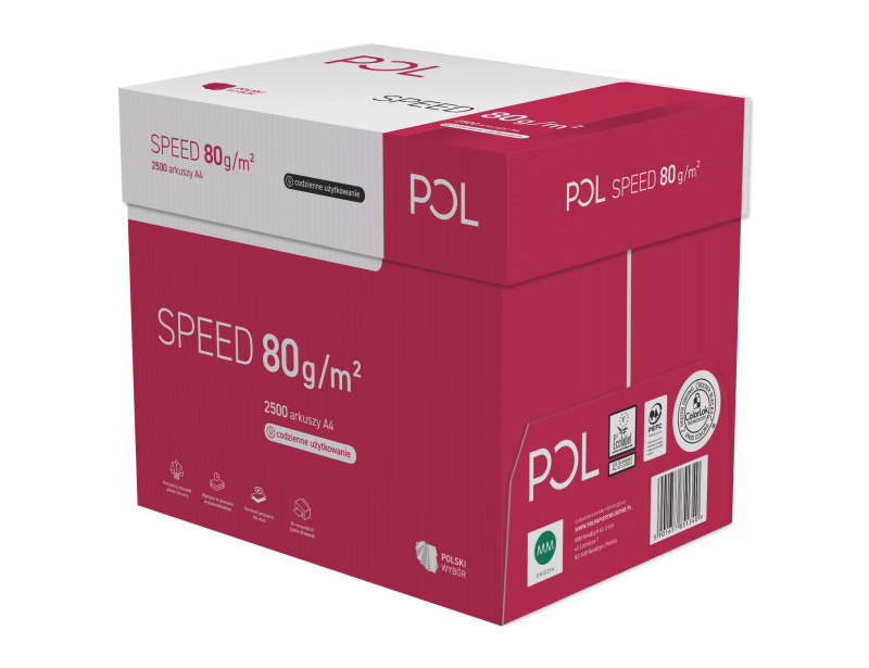 PAPIER KSERO A4 POLSPEED KL.C+ 80G
