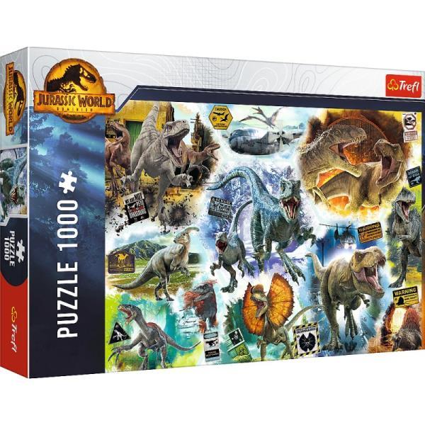 PUZZLE 1000 TREFL NA TROPIE DINOZAURÓW