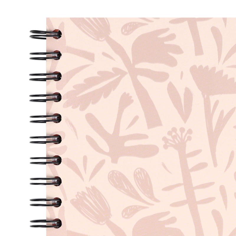 KOŁOZESZYT B5/100 # FLORAL BEŻOWY 80G STRIGO PADS