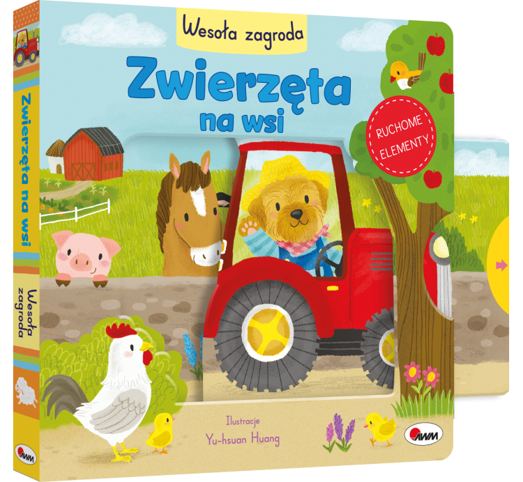 KSIĄŻECZKA WESOŁA ZAGRODA W ZWIERZĘTA NA WSI