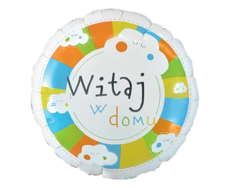 BALON FOLIOWY WITAJ W DOMU, 18'