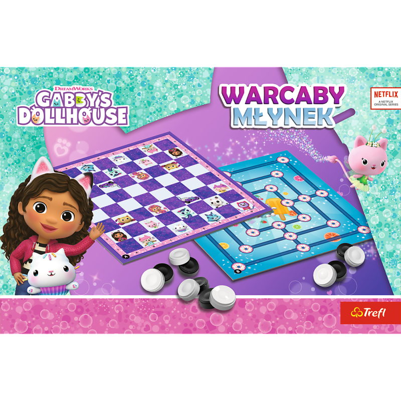 GRA TREFL WARCABY I MŁYNEK GABBYS DOLLHOUSE
