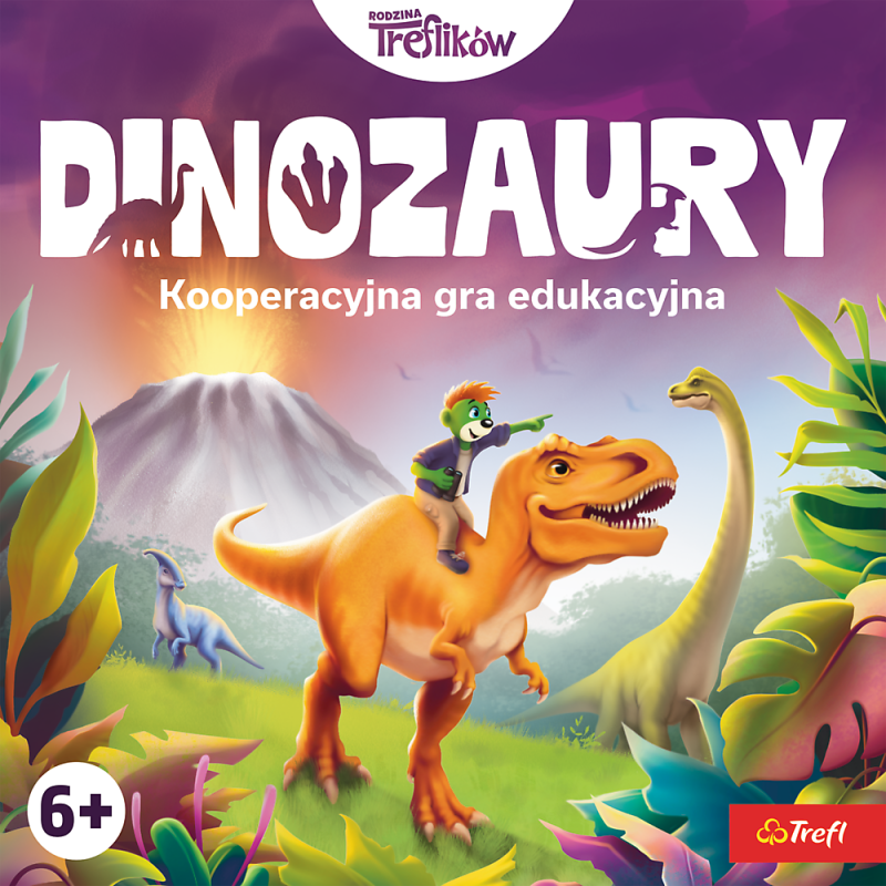 GRA TREFL DINOZAURY RODZINA TREFLIKÓW