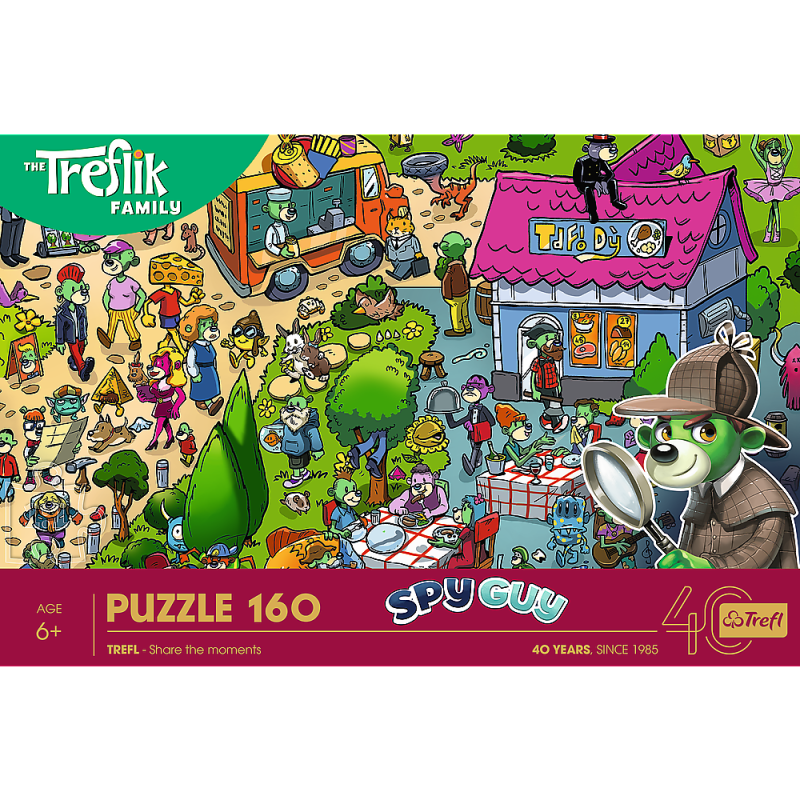PUZZLE 160 TREFL TREFLIKI CELEBRUJĄ