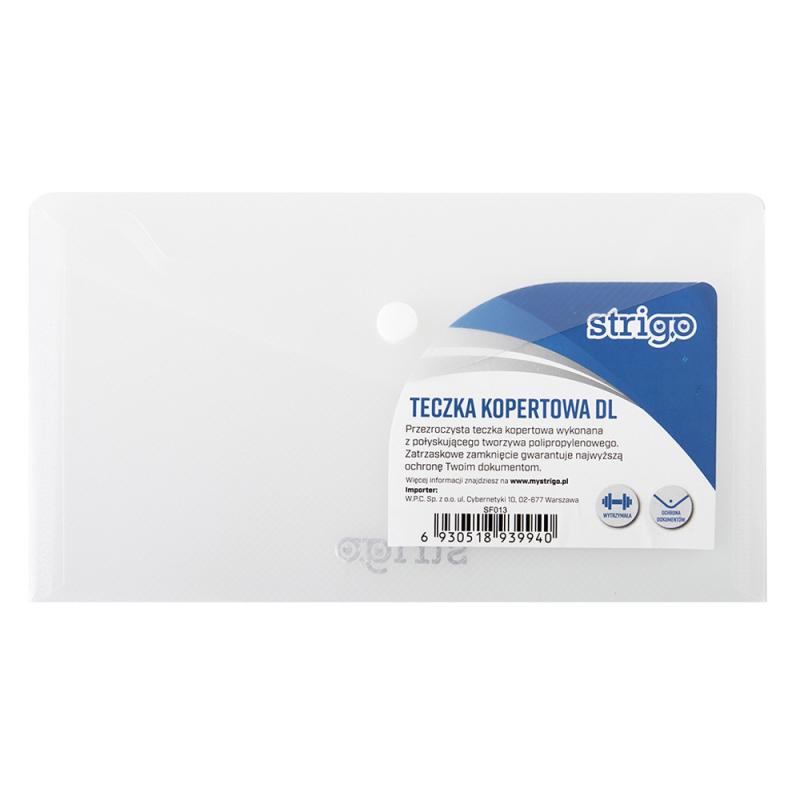 TECZKA KOPERTOWA PP DL POZIOMA TRANSPARENTMA