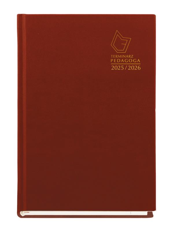 KALENDARZ NAUCZYCIELA/ PEDAGOGA A5 MICHALCZYK BORDO