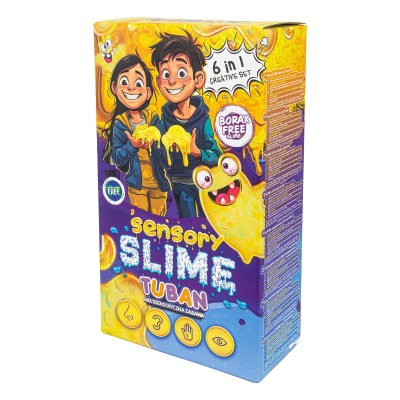 ZESTAW SLIME DIY KREATYWNY KARTON TUBAN