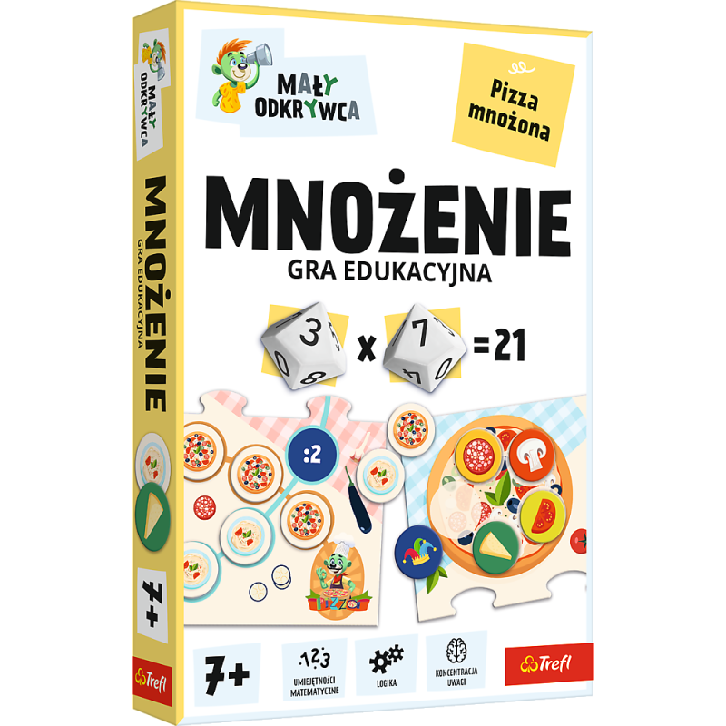 GRA TREFL MNOŻENIE MAŁY ODKRYWCA