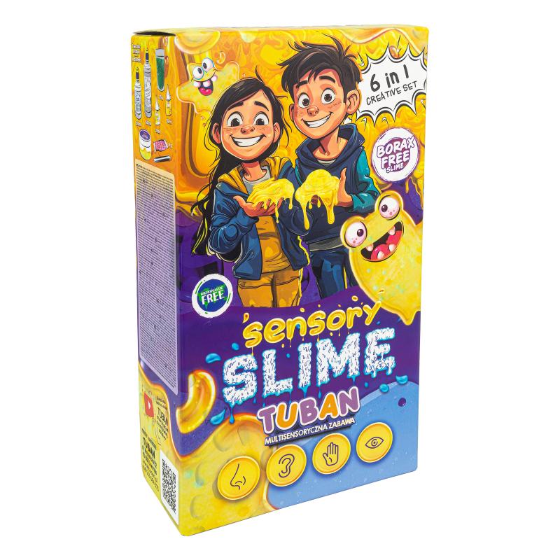 ZESTAW SLIME DIY KREATYWNY KARTON TUBAN