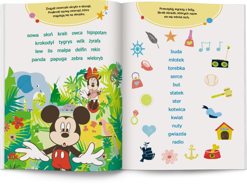 KSIĄŻECZKA DISNEY UCZY MIKI. CZYTAM I SZUKAM