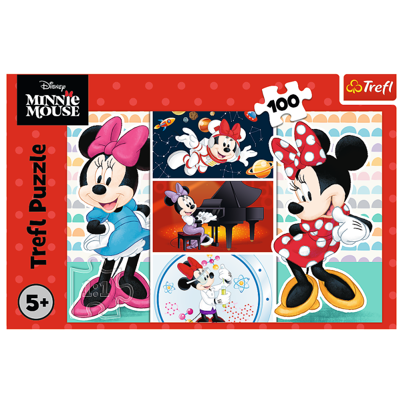 PUZZLE 100 TREFL ZABAWNA MINNIE