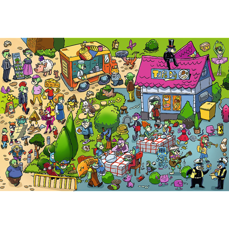 PUZZLE 160 TREFL TREFLIKI CELEBRUJĄ
