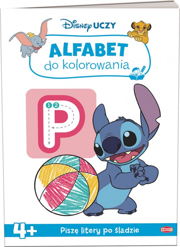 KSIĄŻECZKA DISNEY UCZY CLASSIC. ALFABET DO KOLOROWANIA