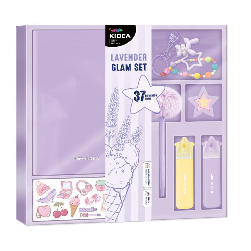 GLAM SET LAWENDOWY 37 EL. KIDEA