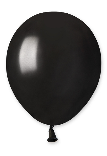 BALON METAL 5 CZARNY