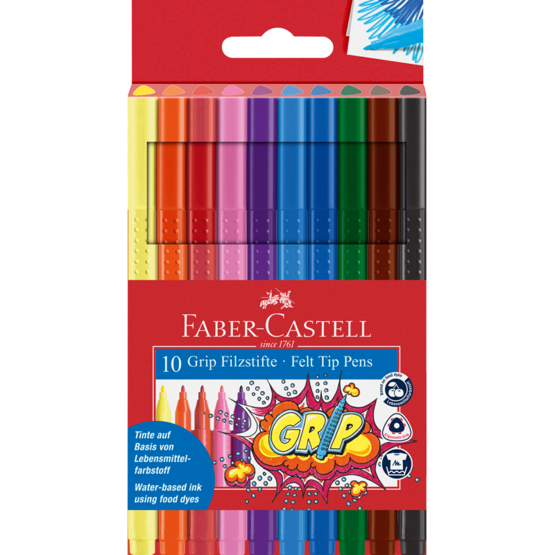 FLAMASTRY 10 FABER GRIP