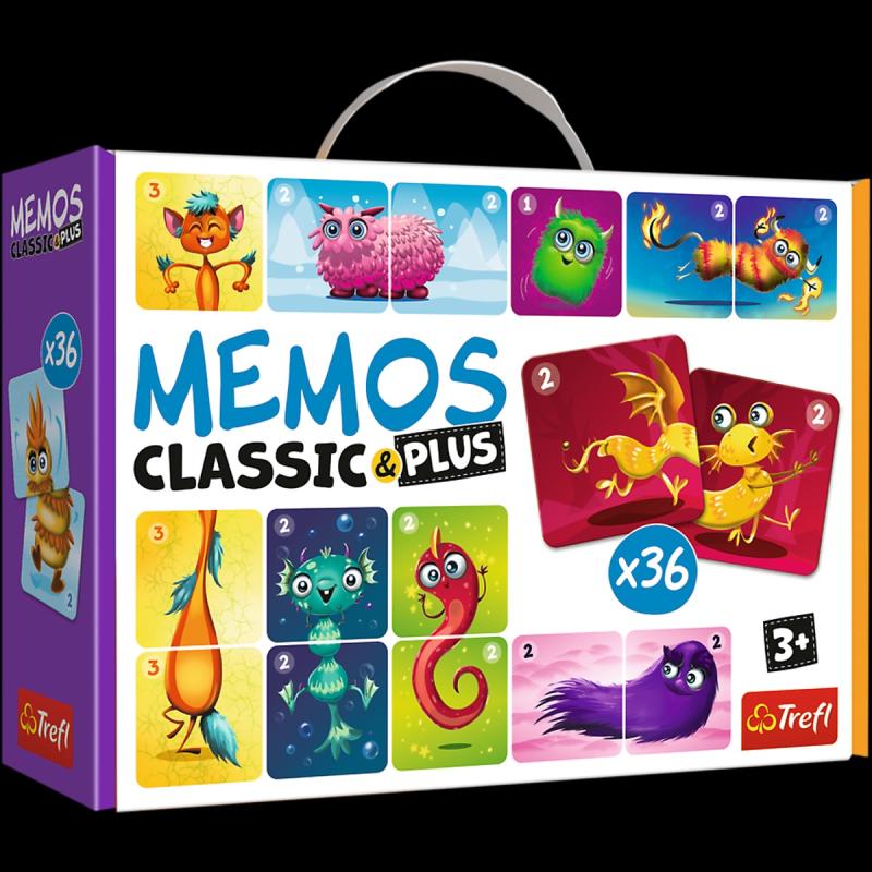 GRA TREFL MEMOS CLASSIC&PLUS UROCZE POTWORKI