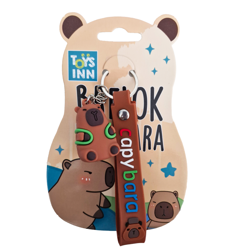 BRELOKI KAPIBARA MIX WZORÓW