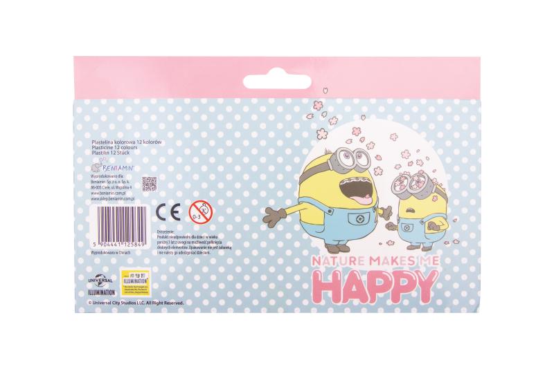 PLASTELINA 12 BENIAMIN MINIONKI
