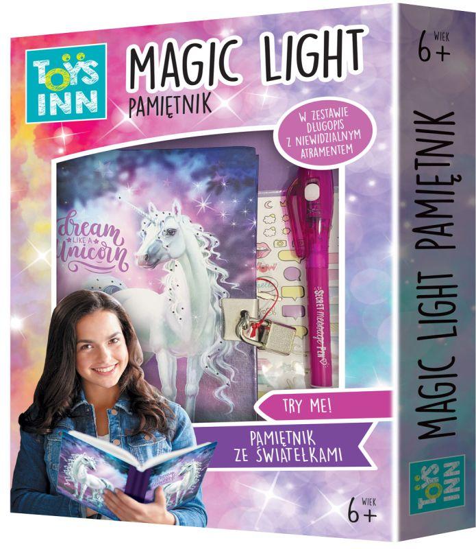 PAMIĘTNIK MAGIC LIGHT UNICORN