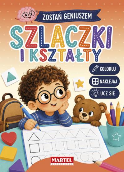 KSIĄŻECZKA ZOSTAŃ GENIUSZEM SZLACZKI I KSZTAŁTY