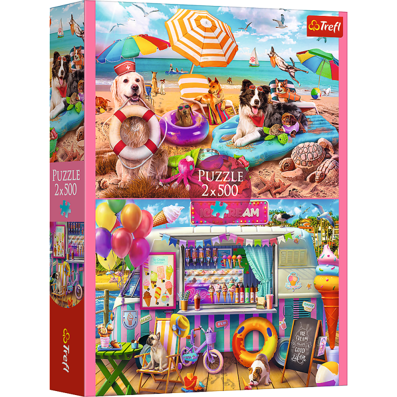 PUZZLE 2X500 TREFL WAKACYJNY CZAS