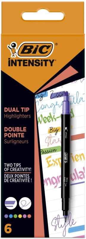 ZAKREŚLACZ BIC DUAL TIP B6