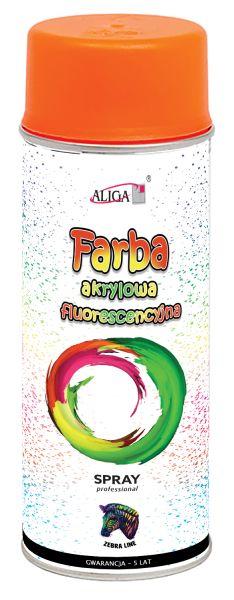 FARBA W SPRAYU FSF-0096-PO AKRYL.FLUORESCENCYJNA, POMARAŃCZOWA 400 ML P