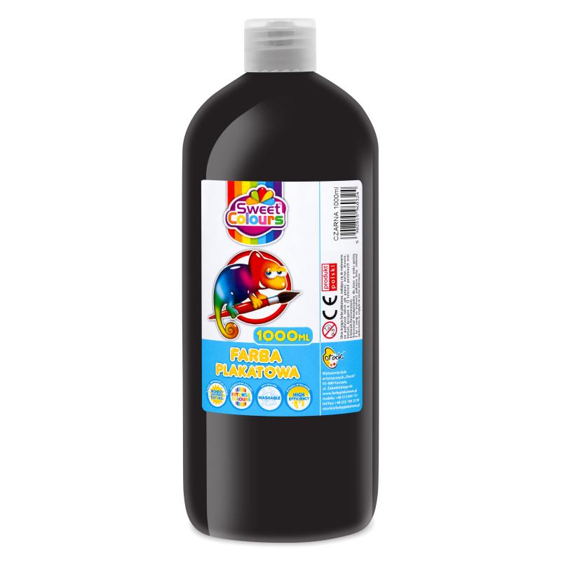 FARBA PLAKATOWA OTOCKI 1000ML CZARNA
