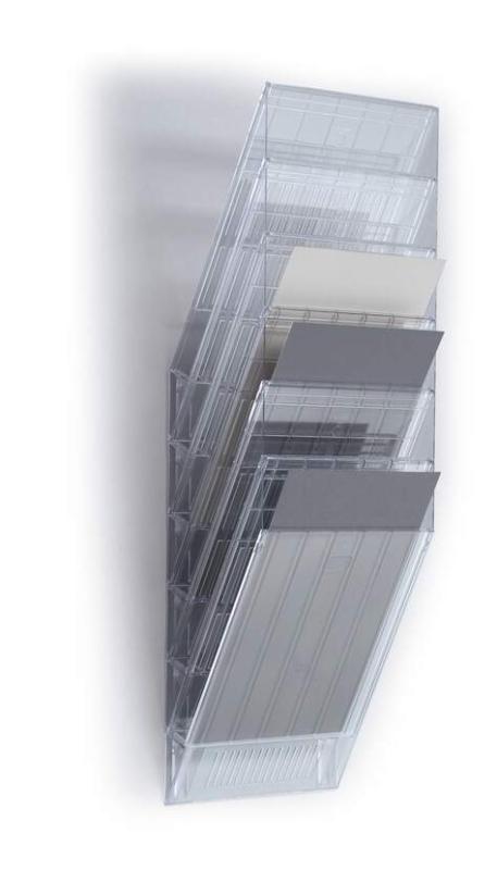 PÓŁKA FLEXIBOX 12*A4 DURABLE PION PRZEZROCZYSTA