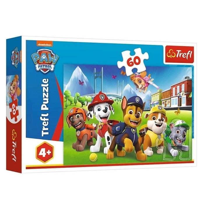 PUZZLE 60 TREFL PSI PATROL NA POLANIE