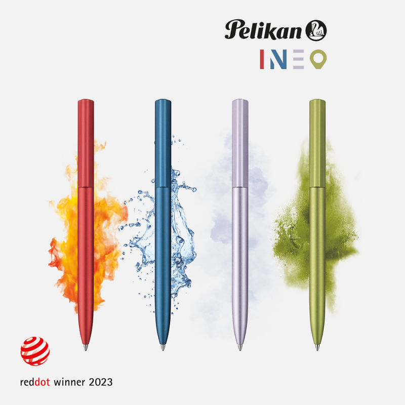 DŁUGOPIS PELIKAN K6 INEO FIERY RED ETUI
