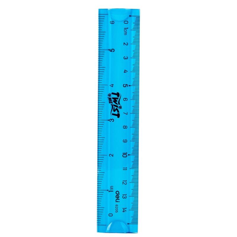 LINIJKA 15 CM DELI 6205 ELASTYCZNA