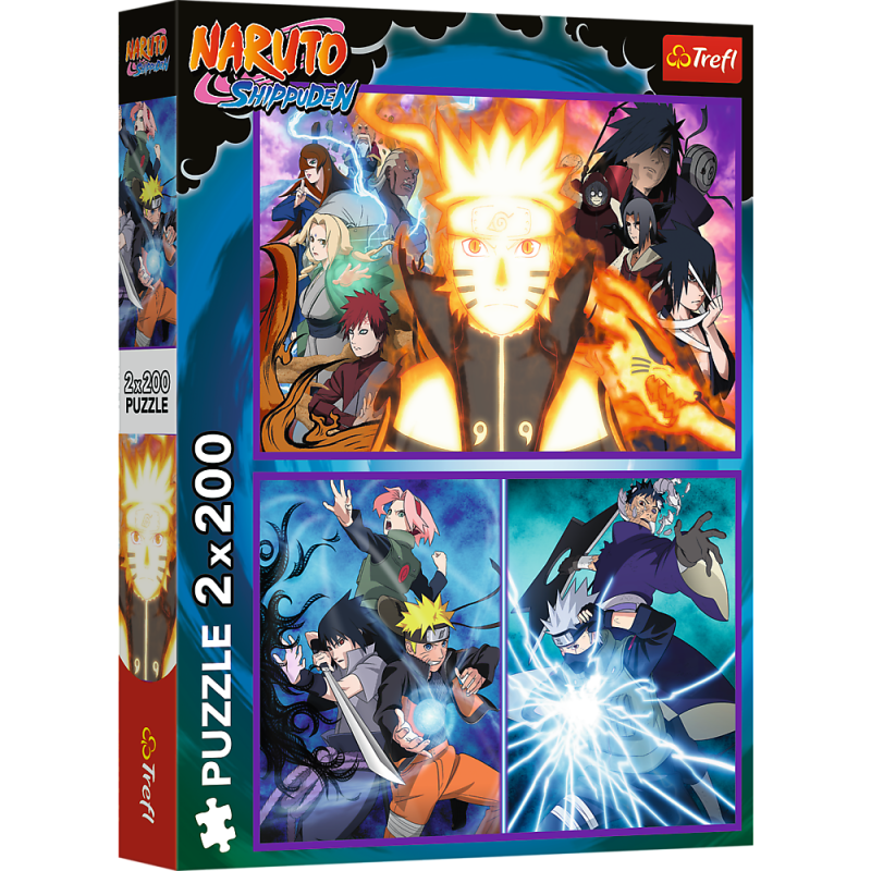 PUZZLE 2X200 TREFL NINJA Z WIOSKI UKRYTEGO LIŚCIA
