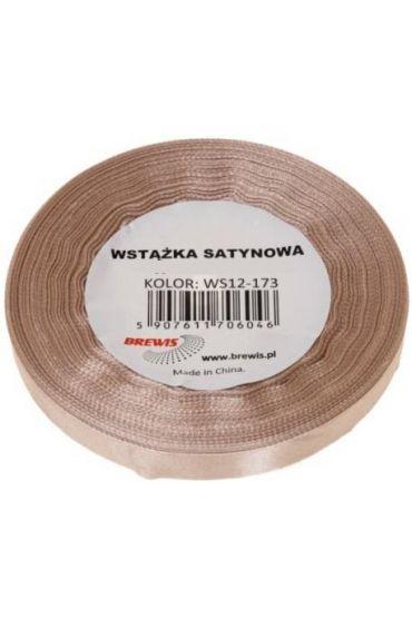 WSTĄŻKA SATYNOWA 12MM/32M 173 MIGDAŁOWY