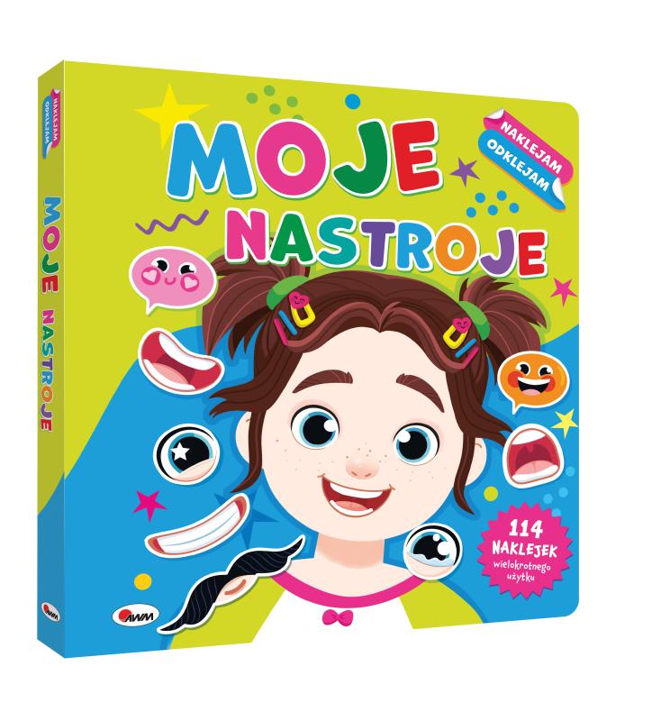 KSIĄŻECZKA NAKLEJAM ODKLEJAM NASTROJE
