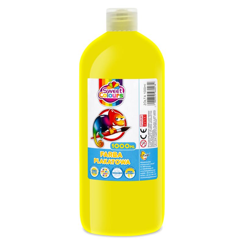 FARBA PLAKATOWA OTOCKI 1000ML ŻÓŁTA