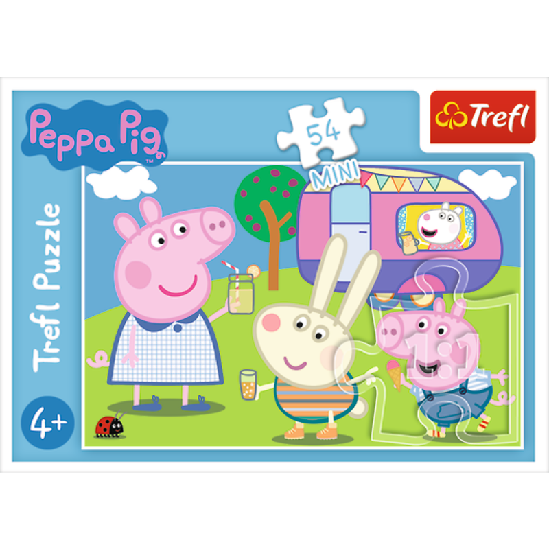 PUZZLE 54 TREFL MINI WESOŁY DZIEŃ ŚWINKI 19625,19626,19627,19628