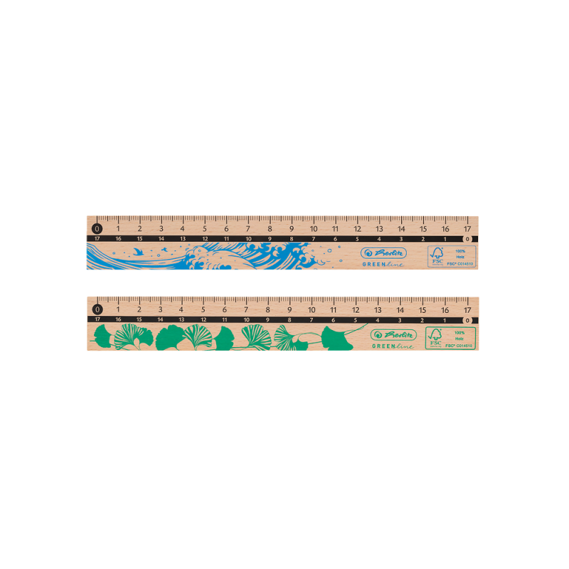 LINIJKA DREWNIANA 17CM GREENLINE FSC RM