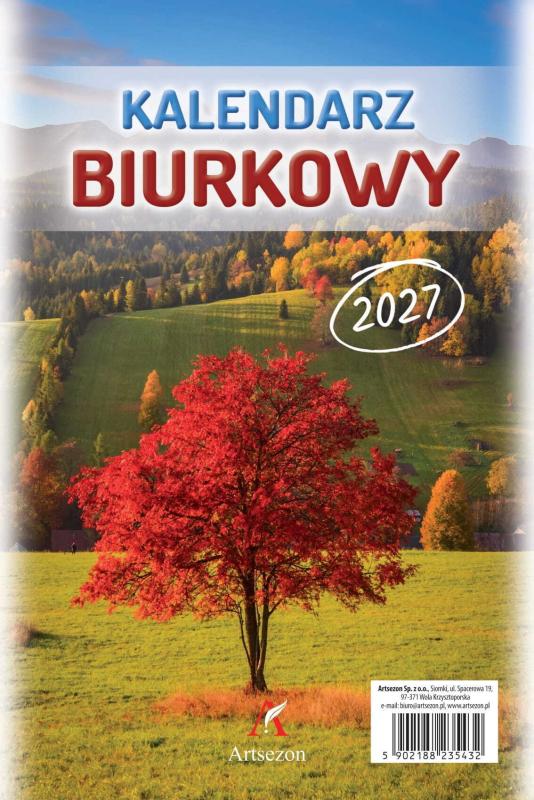 KALENDARZ BIURKOWY A5 2027