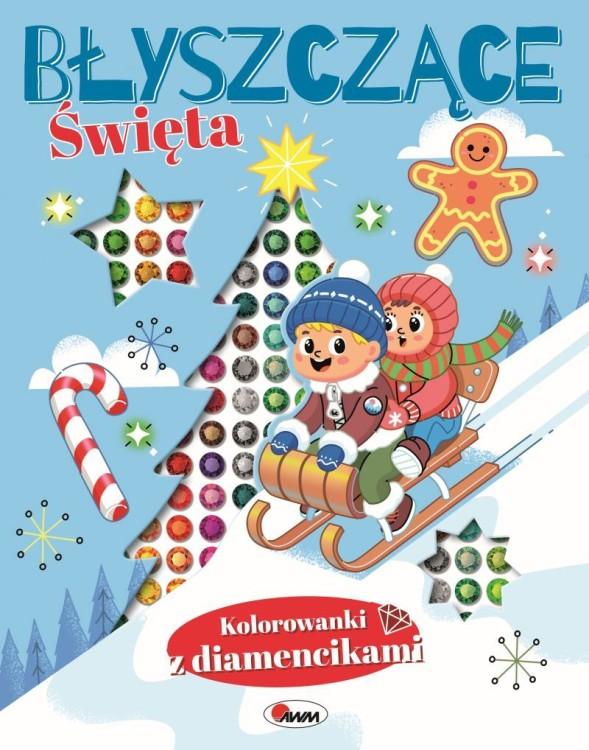 KSIĄŻECZKA KOLOROWANKI Z DIAMENCIKAMI. ŚWIĘTA