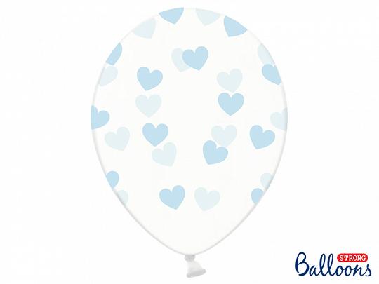 BALONY SERDUSZKA CRYSTAL CLEAR 30CM