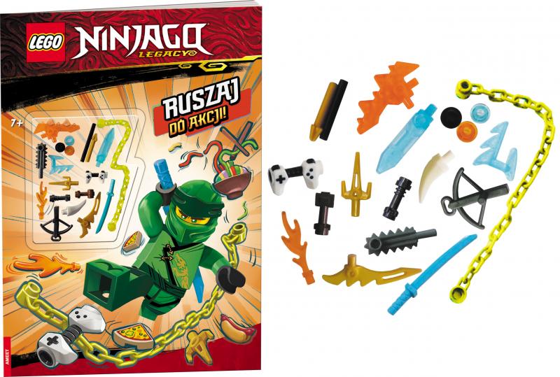 KSIĄŻECZKA LEGO NINJAGO.RUSZAJ DO AKCJI!