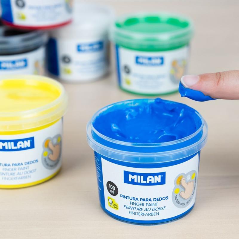 FARBY 6 DO MALOWANIA PALCAMI 100ML MILAN