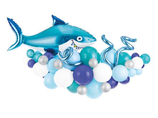 GIRLANDA BALONOWA REKIN NIEBIESKI 150X95CM