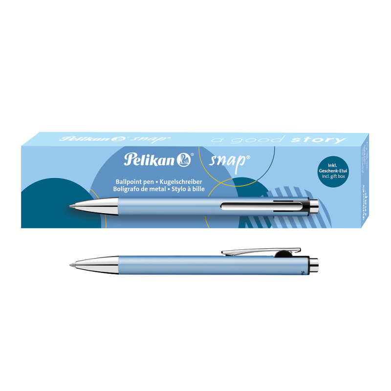 DŁUGOPIS PELIKAN SNAP K10  METAL FROSE BLUE